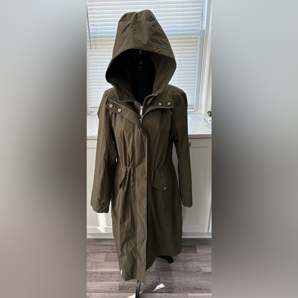 NWT Hooded Anorak Jacket by Sam Edelman in Olive Green